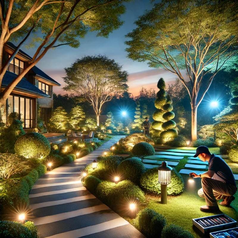 Electrical Services for Landscape Lighting: Illuminate Your Outdoors